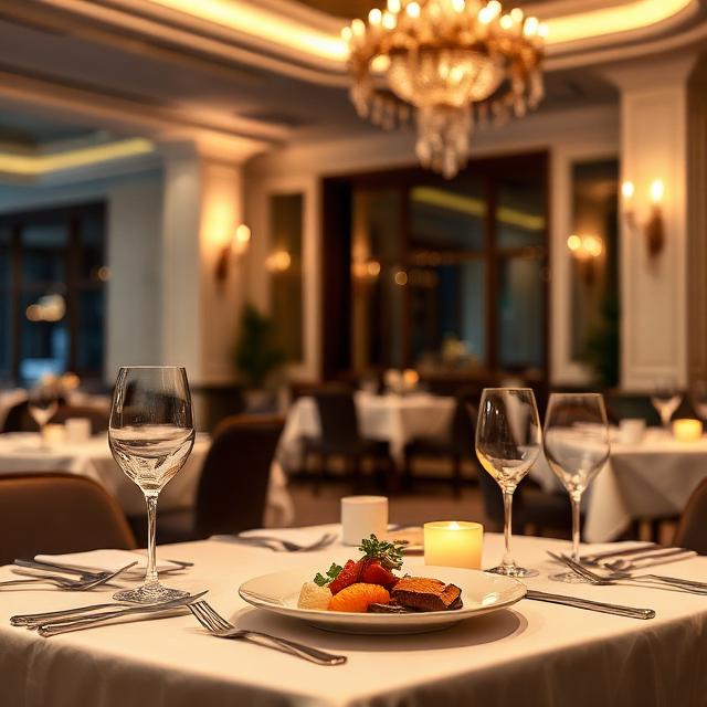 Elegant fine dining restaurant